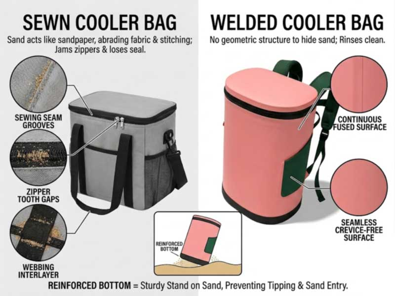 Zaini refrigeranti da spiaggia impermeabili: a prova di sabbia, pronti al sole
