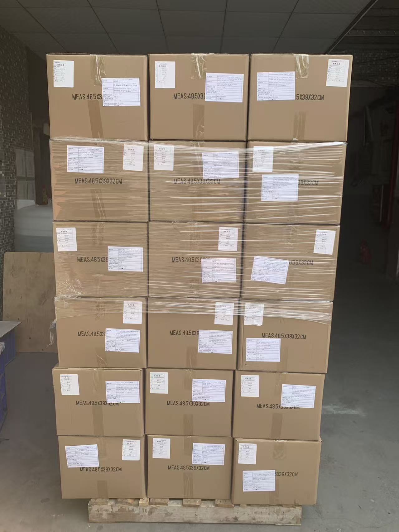 Sealock Shipment Picture of 50,000 Cooler Bags